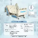 Ranjang Pasien OneHealth OH-EB308 Bed Pasien Elektrik Kupu Kupu 3 Crank CPR Remote Control