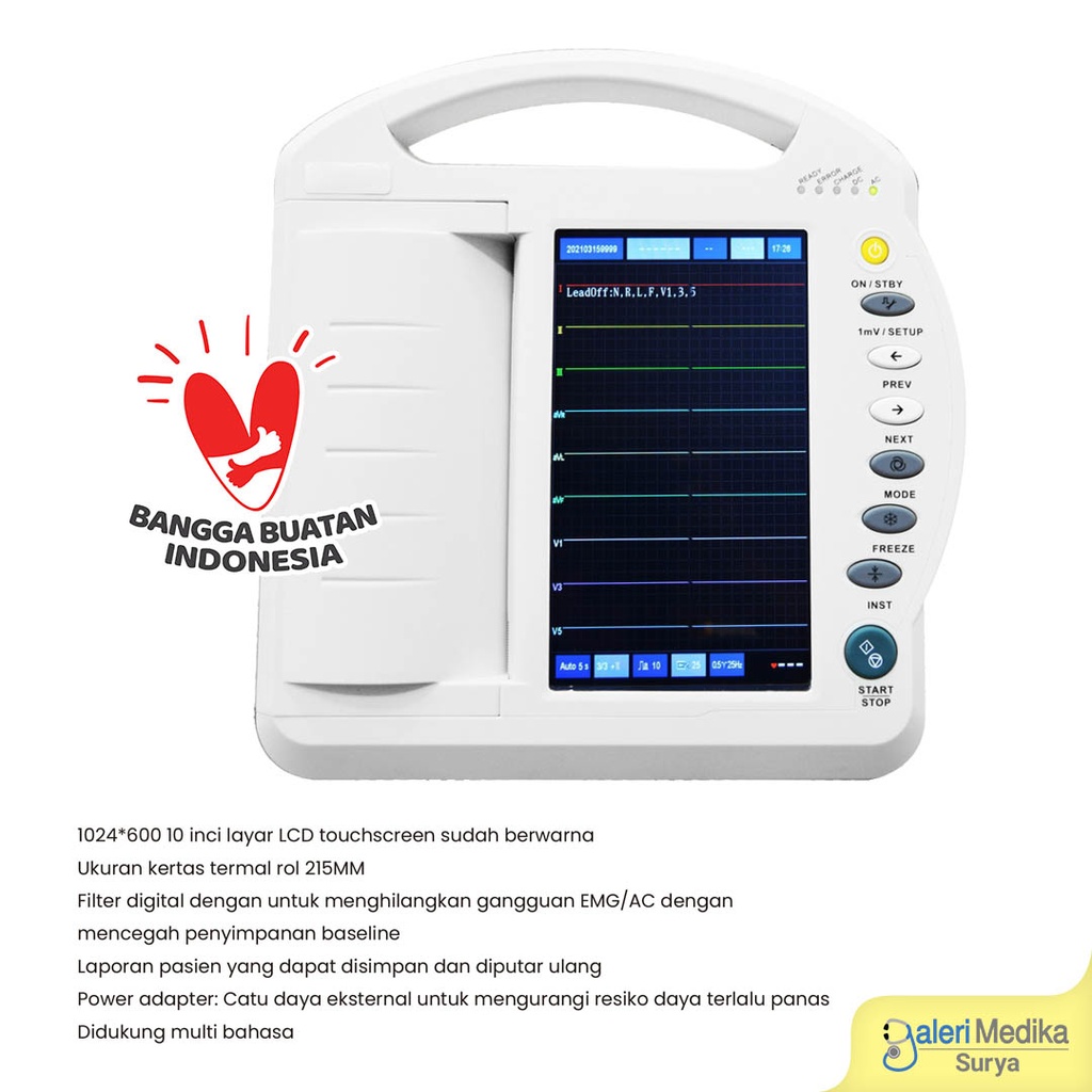 ECG Monitor 12 Channel Serenity CH12 Electrocardiograph