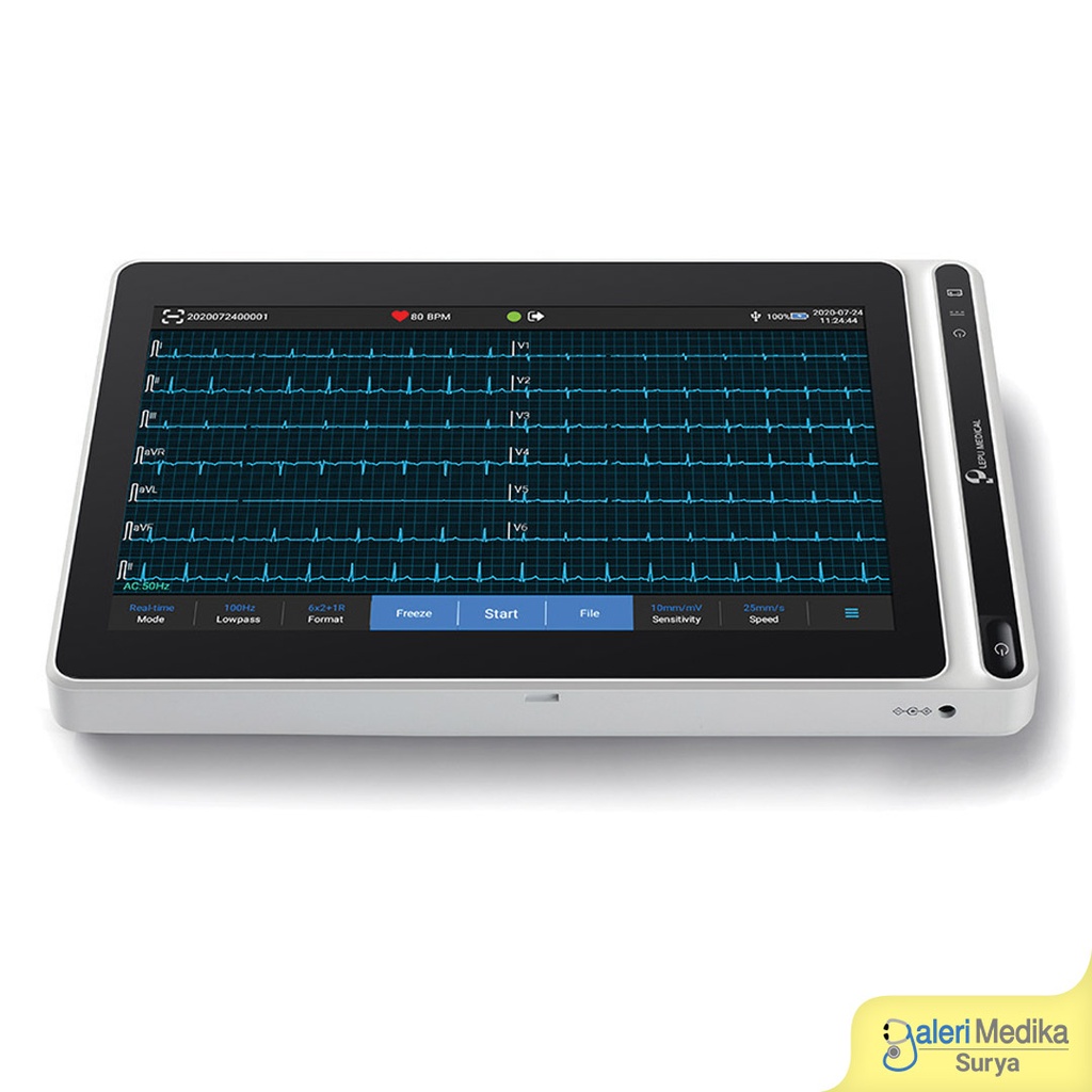EKG Tablet Nubion NEO ECG S120 AI Smart Electrocardiogram Touch Screen