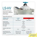 Autoclave 100 Liter GEA LS-100HV Pulse Vacuum Steam Sterilizer + Fungsi Drying