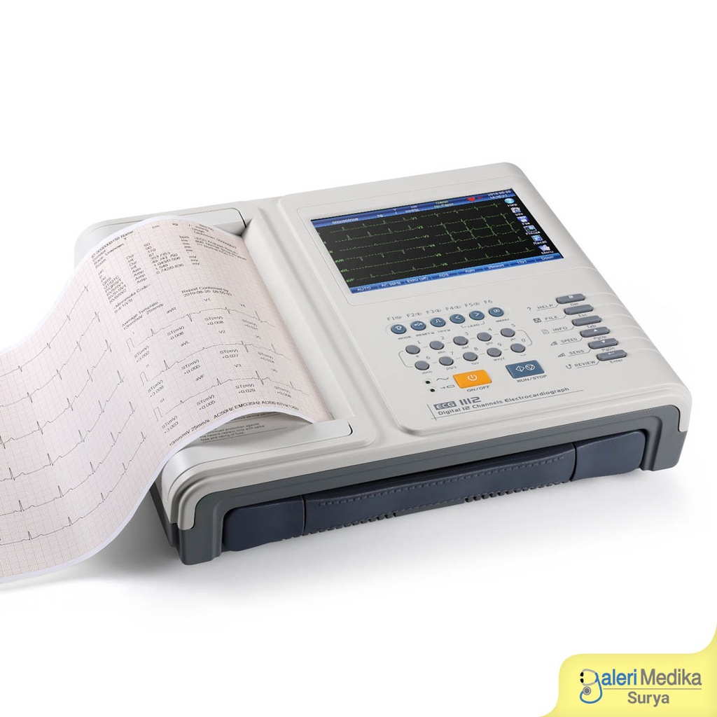 Carewell EKG Monitor 12 Channel 1112M LCD 7"