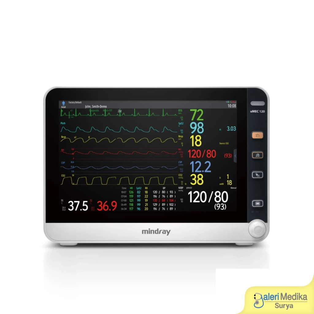 Patient Monitor Mindray uMEC 100 - 10 inch touch screen 5 parameter (5 lead ECG)