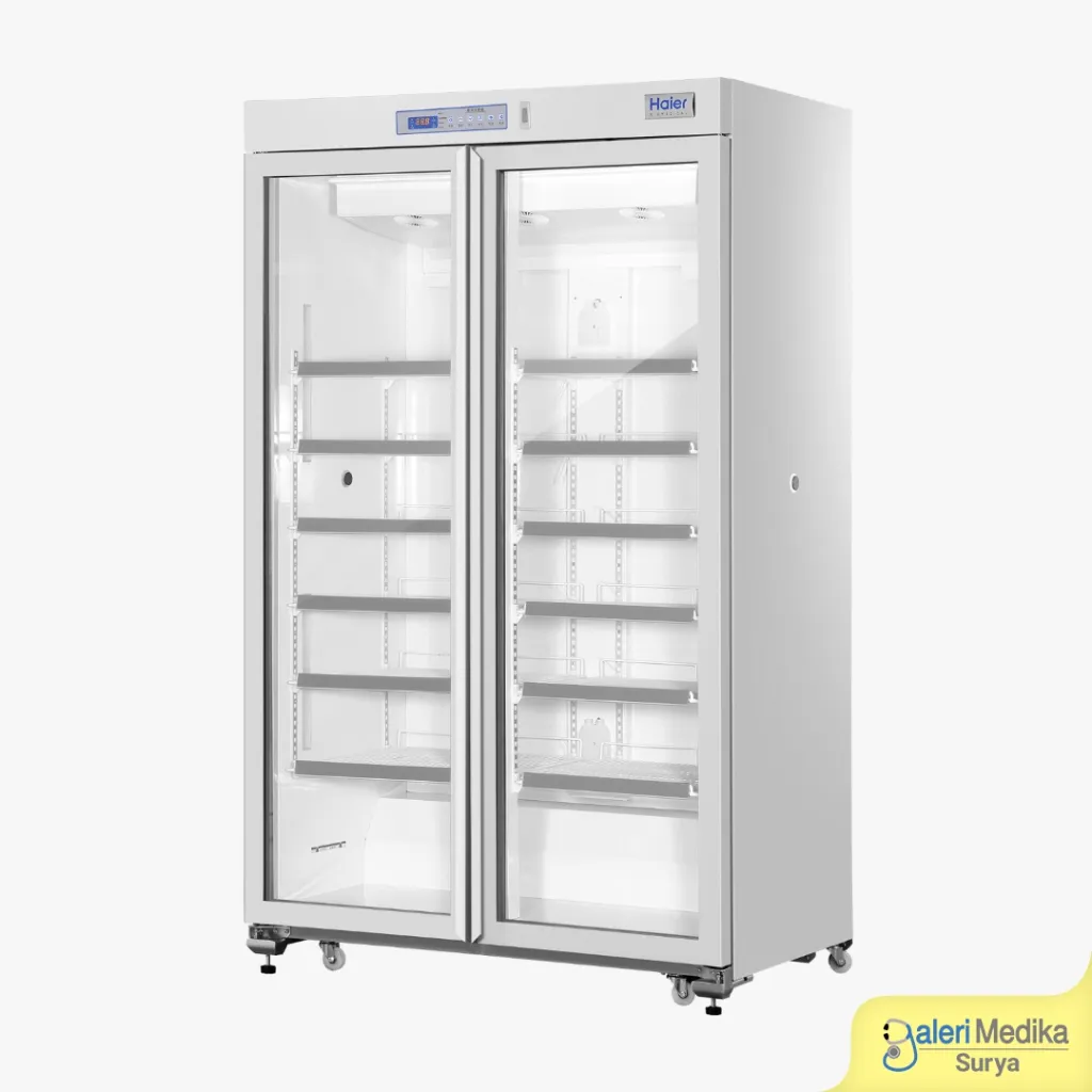 Kulkas Farmasi 1031 Liter Haier HYC-1031GD Pharmaceutical Refrigerator Double Glass Door