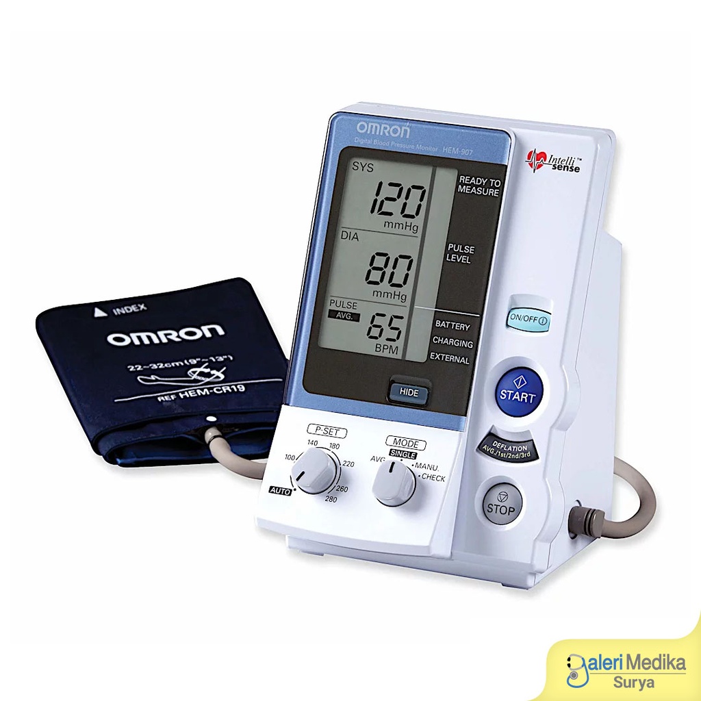Omron HEM-907 Professional Medical Dual Mode Blood Pressure Monitor