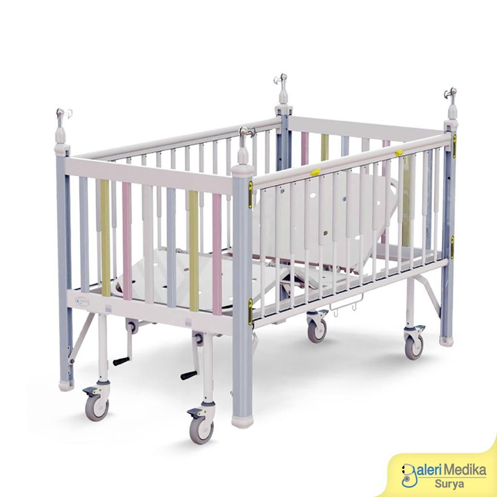 Children's Cot 2 Crank Caretek K104